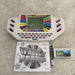 Vintage Tiger Handheld Electronic Game Wheel of Fortune 1995 Tested Works